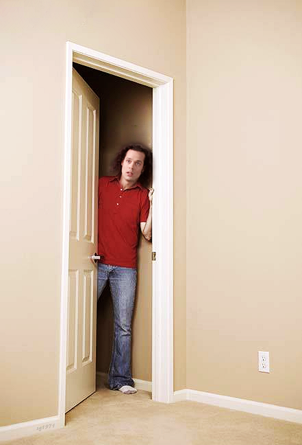 Blair in the doorway